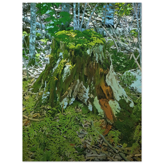 Neil Welliver - Stump - 2000  75x100 cm / 30x40inches Fine Art Poster