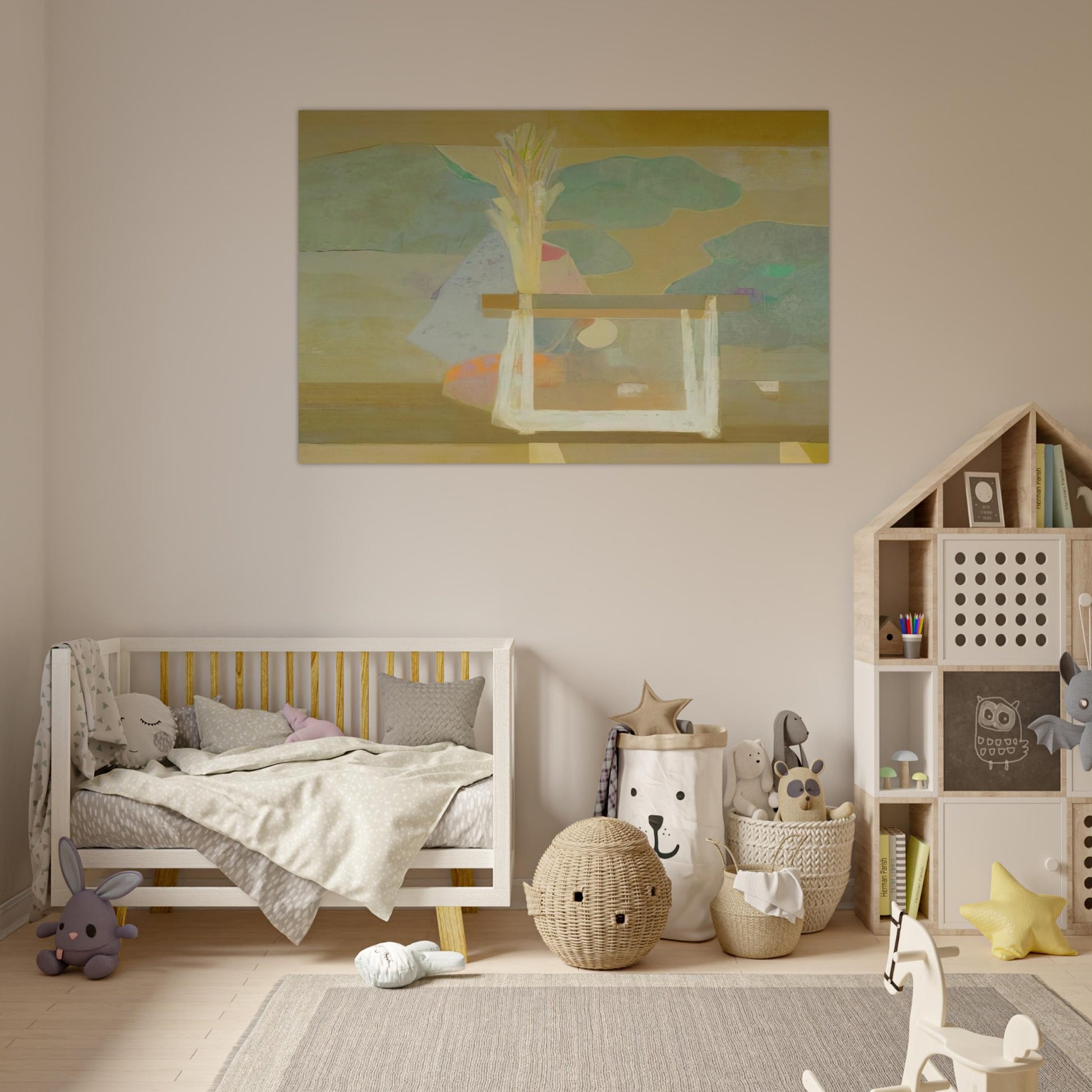 A Well - 1966 - Kenzo Okada Art Prints - 100x150 cm / 40x60″ inches | Kenzo Okada Poster | Kenzo Okada Prints