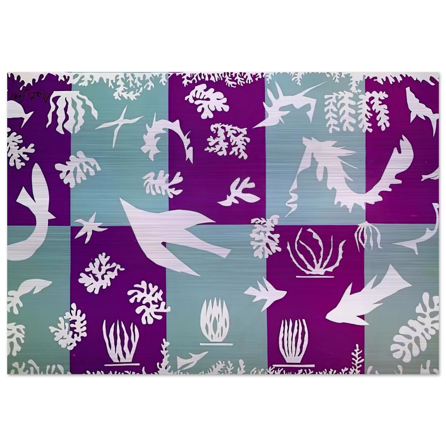 POLYNESIA LA MER 1946 - Henri Matisse Brushed Aluminum Print - 70x100 cm / 28x40 inches | Henri Matisse Aluminum Print | Henri Matisse Prints