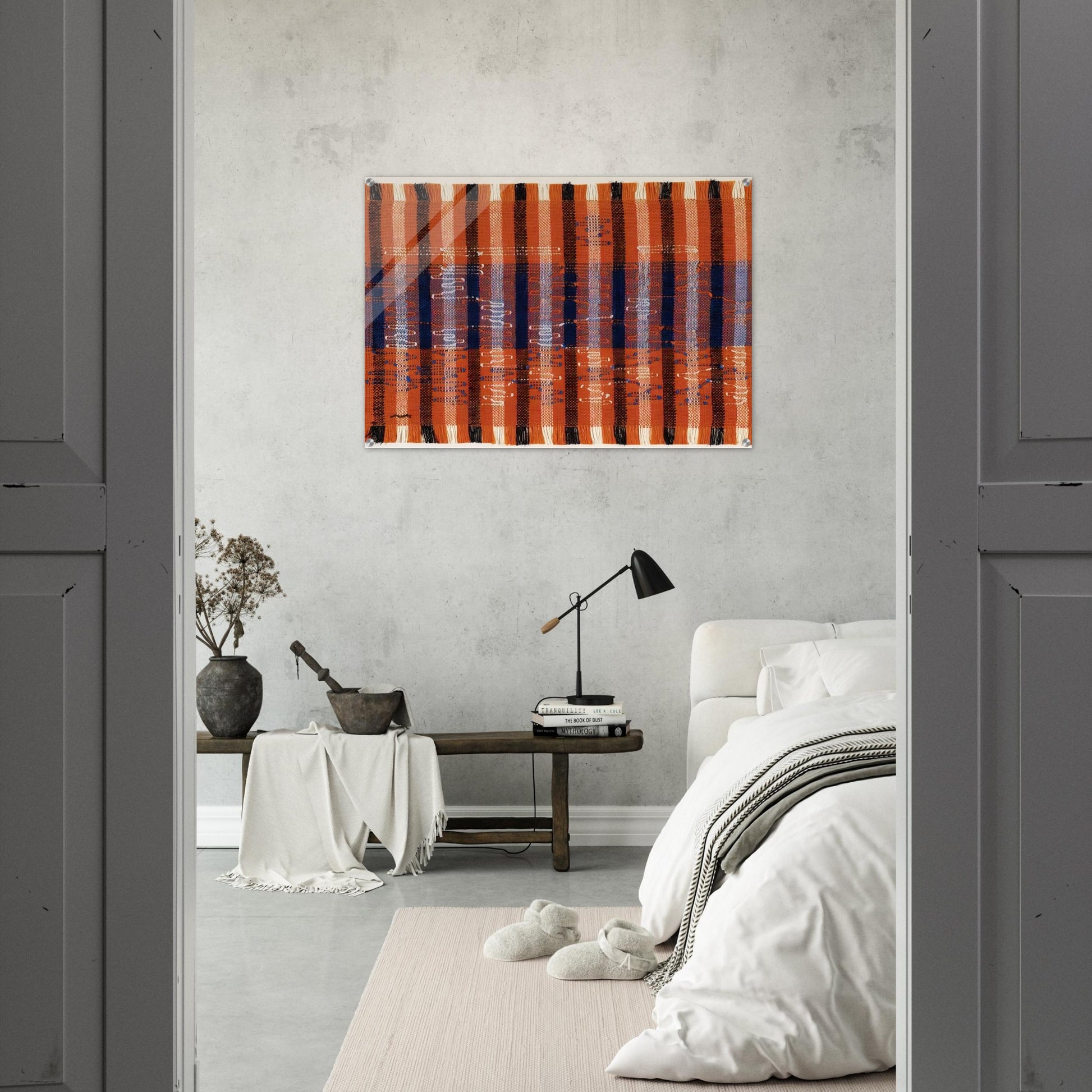 INTERSECTING 1962 - Anni Albers Acrylic Print - 70x100 cm / 28x40″ inches | Anni Albers Wall Art | Anni Albers Prints