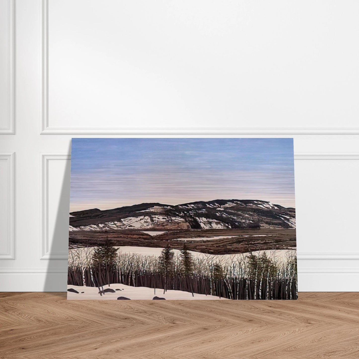 Hope to Megunticook - 1992 - Neil Welliver Brushed Aluminum Print - 70x100 cm / 28x40 inches | Neil Welliver Aluminum Print | Neil Welliver Prints