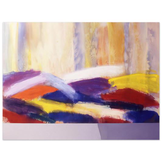 Ronnie Landfield - Matisse's Table - 1996  75x100 cm / 30x40inches Fine Art Poster