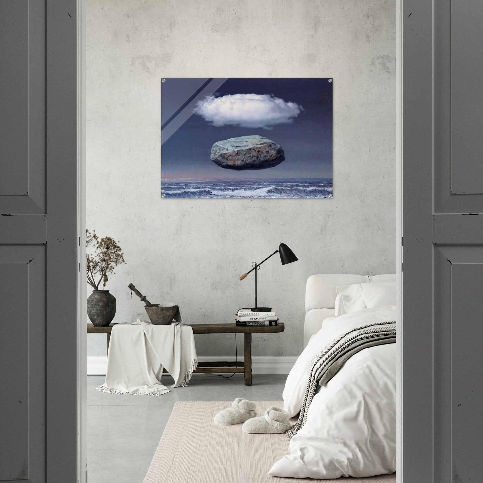 CLEAR IDEAS 1958 - Rene Magritte Acrylic Print - 70x100 cm / 28x40″ inches | Rene Magritte Wall Art | Rene Magritte Prints