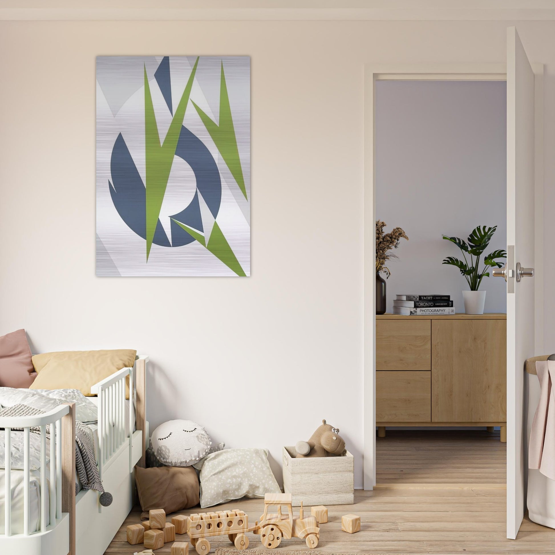 Embrace - Lee Krasner Brushed Aluminum Print - 70x100 cm / 28x40 inches | Lee Krasner Aluminum Print | Lee Krasner Prints