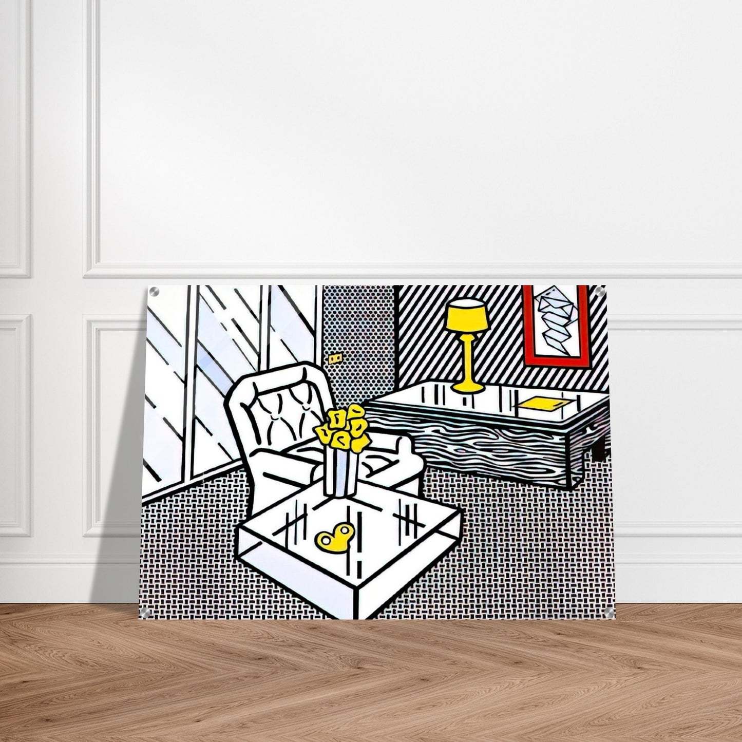 THE DEN 1990 - Roy Lichtenstein Acrylic Print - 70x100 cm / 28x40″ inches