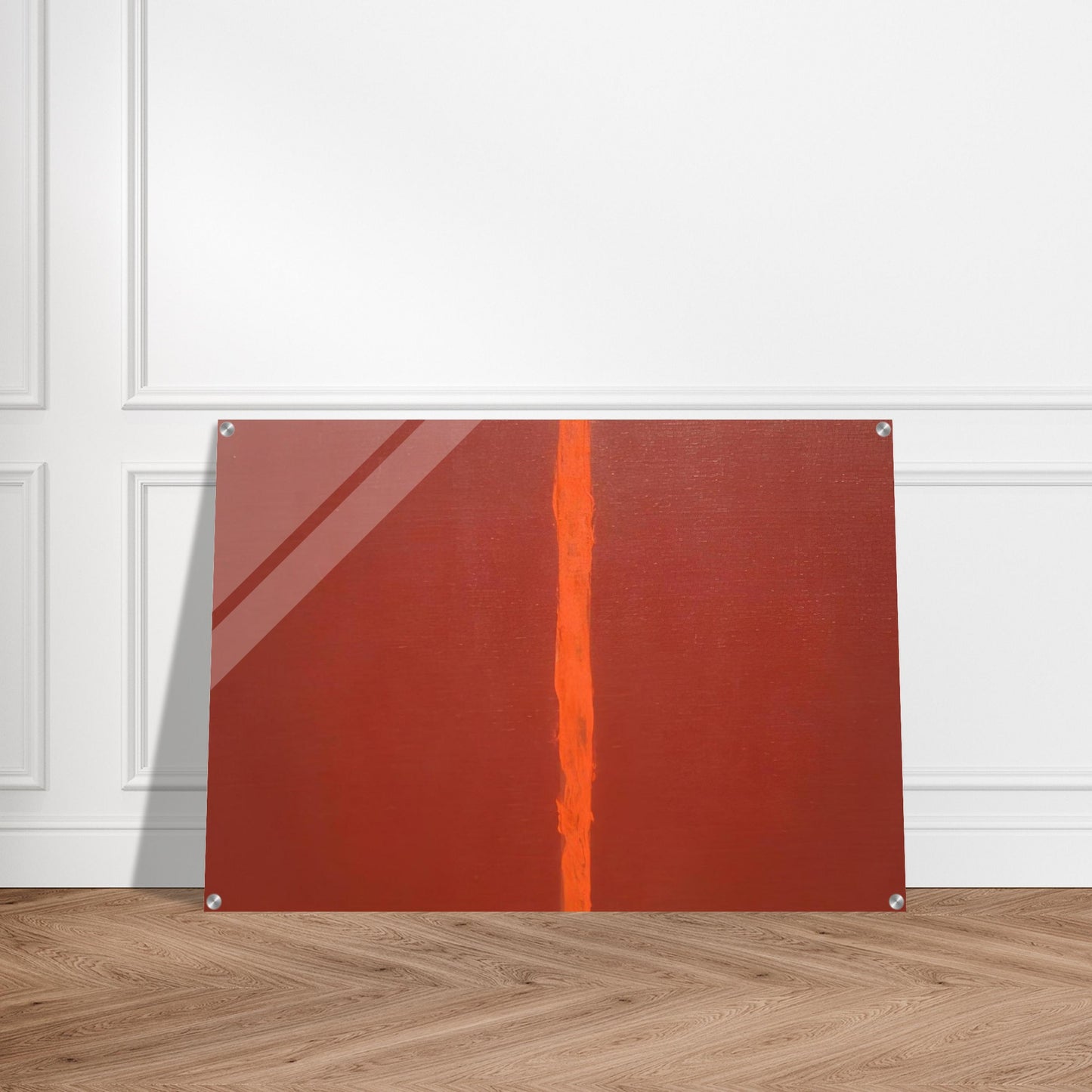 Onement III - Barnett Newman Acrylic Print - 70x100 cm / 28x40″ inches | Barnett Newman Wall Art | Barnett Newman Prints