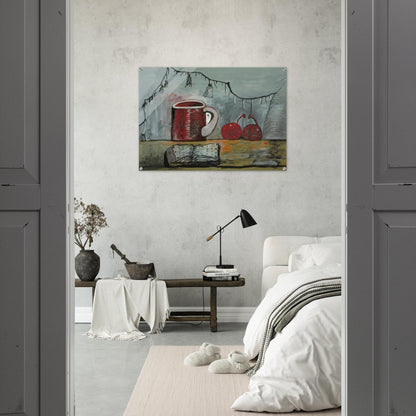 CURTAIN - Philip Guston Acrylic Print - 70x100 cm / 28x40″ inches