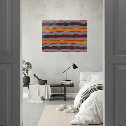 Spear Dreaming - 2001 - Clifford Possum Tjapaltjarri Acrylic Print - 70x100 cm / 28x40″ inches