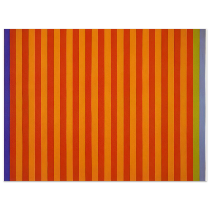Gene Davis - EdgesSolar Beat - 1962  75x100 cm / 30x40inches Fine Art Poster