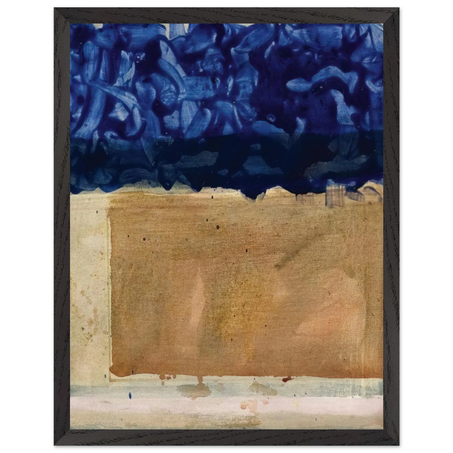 Helen Frankenthaler - Shoreline - 1952 Wall art - 27x35 cm / 11x14 inches - Fine Art Poster-canvas - -