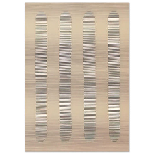 Columns - Agnes Martin Brushed Aluminum Print - 70x100 cm / 28x40 inches | Agnes Martin Aluminum Print | Agnes Martin Prints