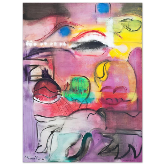 Grace Hartigan - Marilyn  75x100 cm / 30x40inches Fine Art Poster