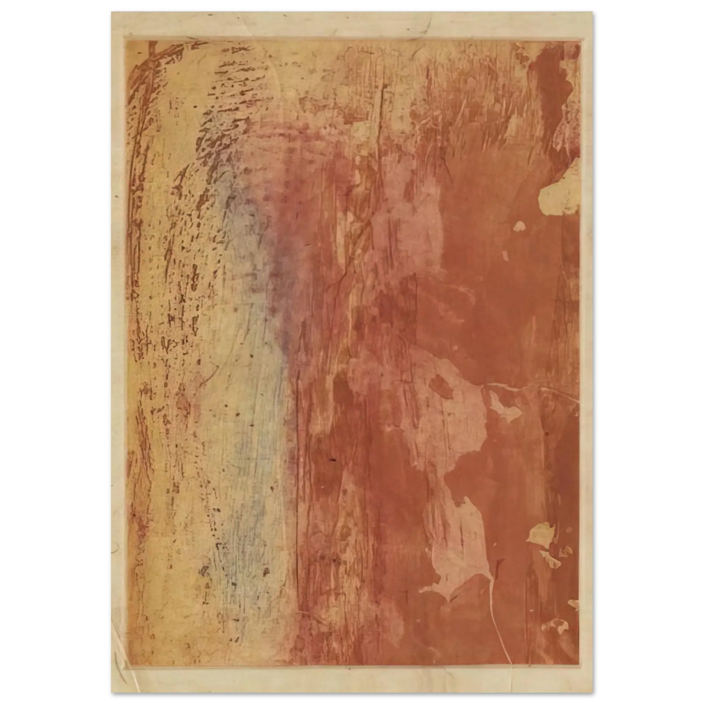 Helen Frankenthaler - Ganymede - 1978 Wall art - 45x60 cm / 18x24 Inches - Premium Wooden Framed Poster With Fine Art Paper - White frame