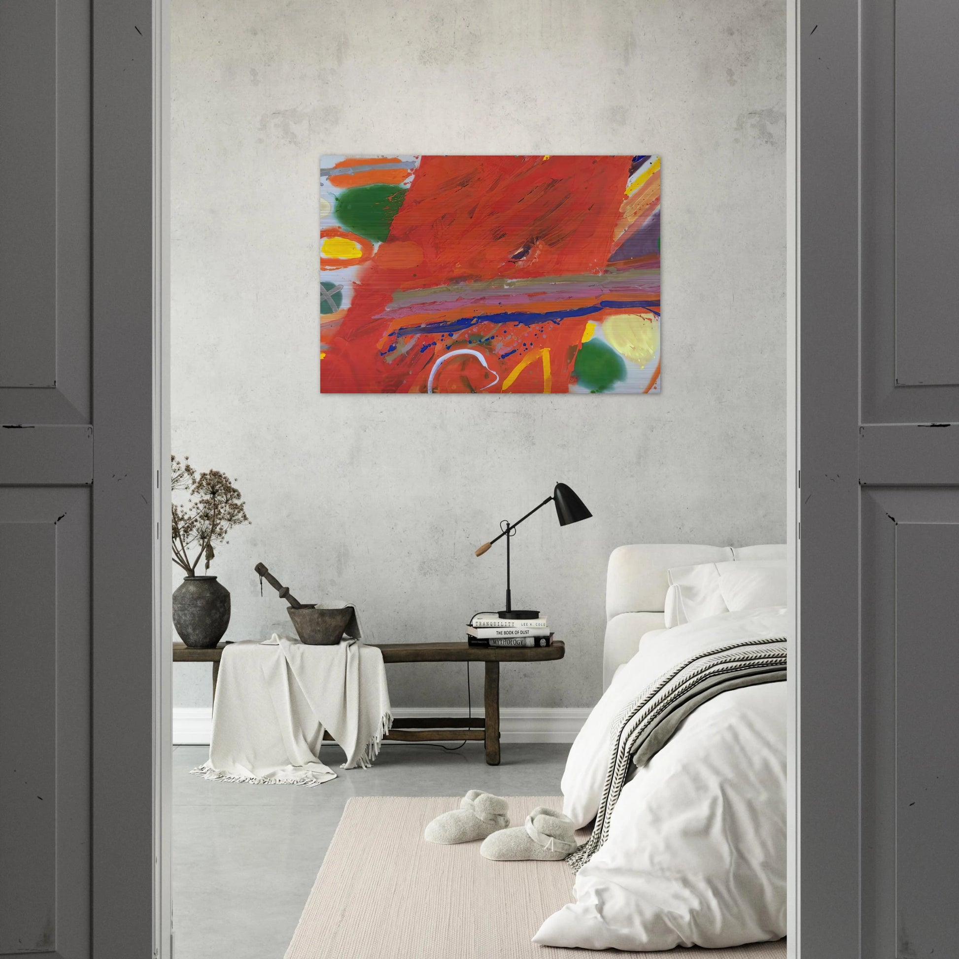 Empress - 1982 - Albert Irvin Brushed Aluminum Print - 70x100 cm / 28x40 inches | Albert Irvin Aluminum Print | Albert Irvin Prints