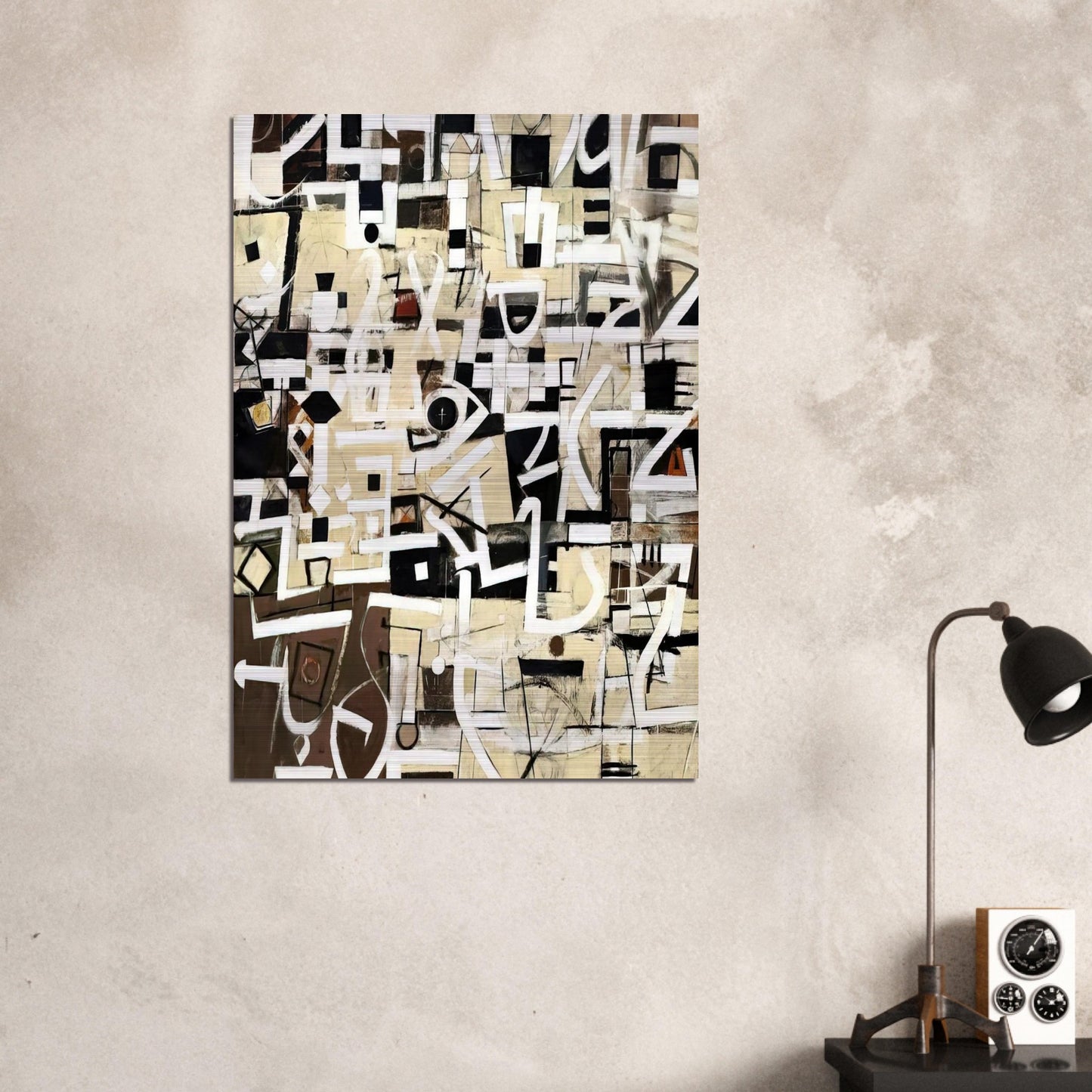 Number 20 - 1949 - Bradley Walker Tomlin Brushed Aluminum Print - 70x100 cm / 28x40 inches | Bradley Walker Tomlin Aluminum Print | Bradley Walker Tomlin Prints