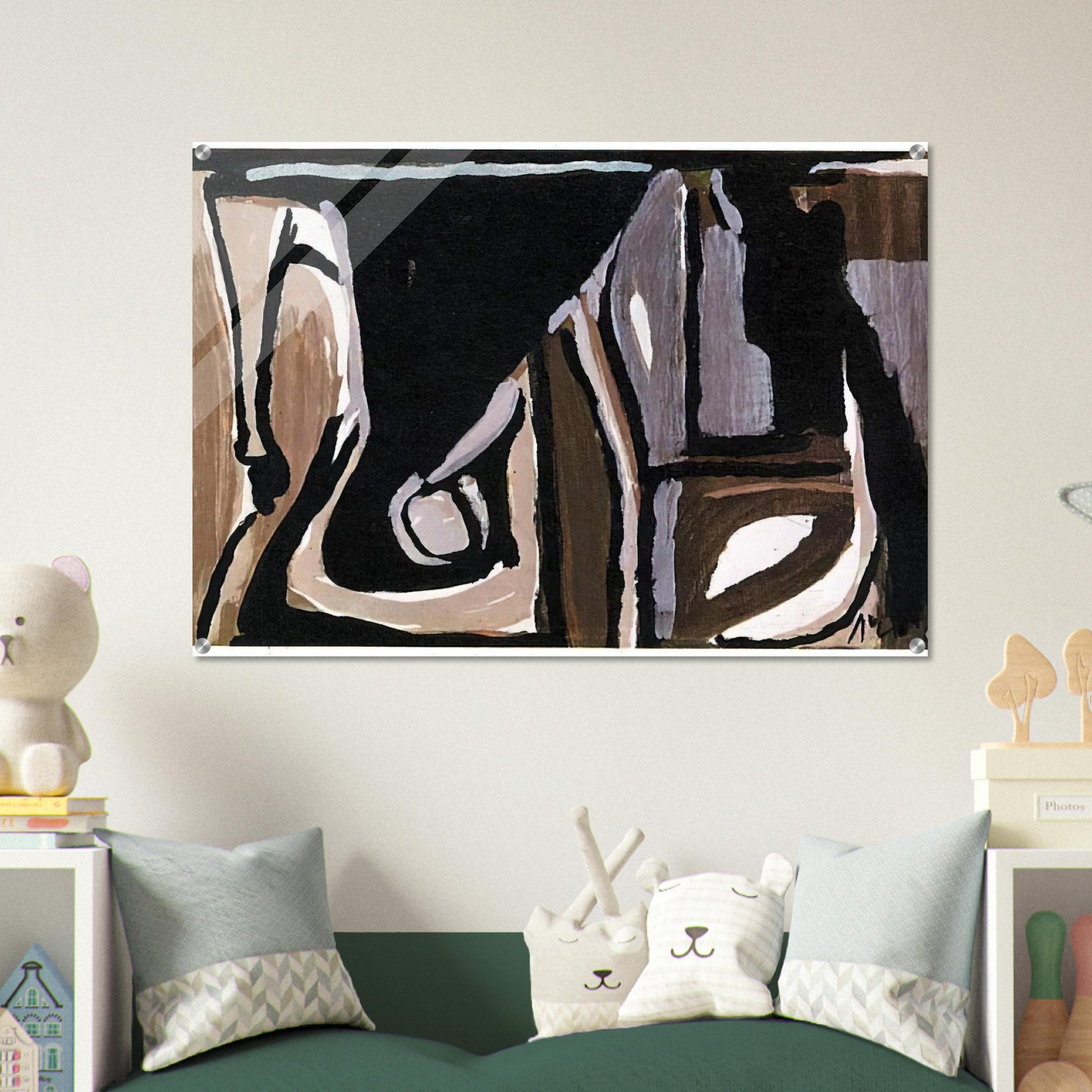 Nocturne - 1981 - Bram van Velde Acrylic Print - 70x100 cm / 28x40″ inches