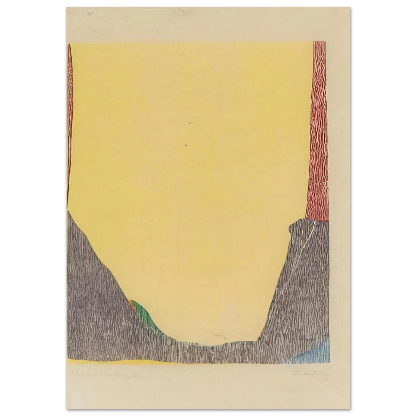 Helen Frankenthaler - East and Beyond - 1973 Wall art - 50x70 cm / 20x28 inches - Fine Art Poster-canvas - -