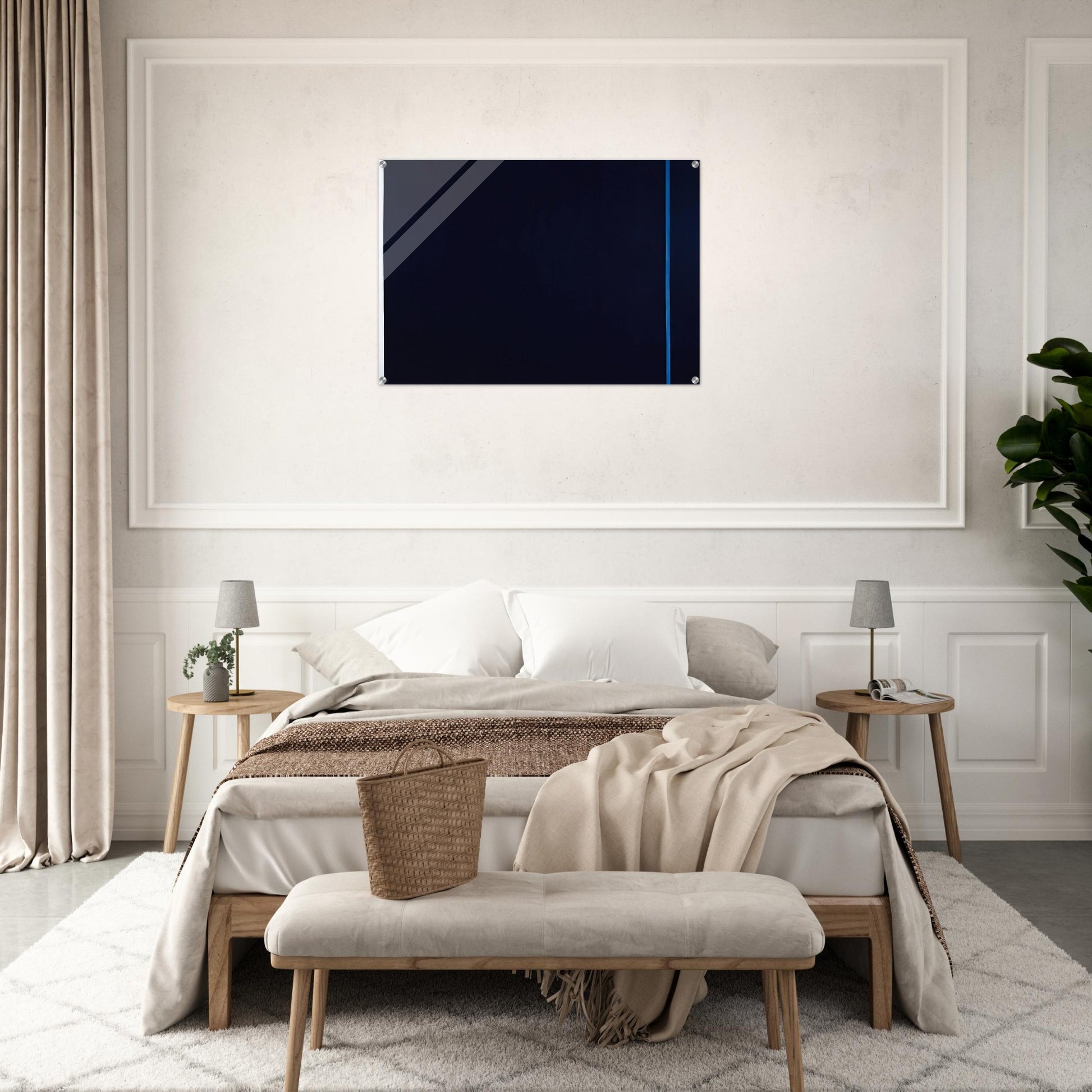 Midnight Blue - Barnett Newman Acrylic Print - 70x100 cm / 28x40″ inches | Barnett Newman Wall Art | Barnett Newman Prints
