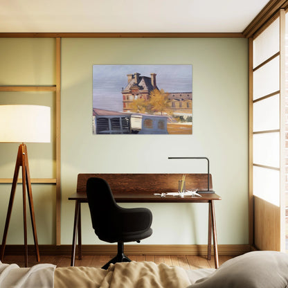Le Pavillon de Flore - Edward Hopper Brushed Aluminum Print - 70x100 cm / 28x40 inches | Edward Hopper Aluminum Print | Edward Hopper Prints