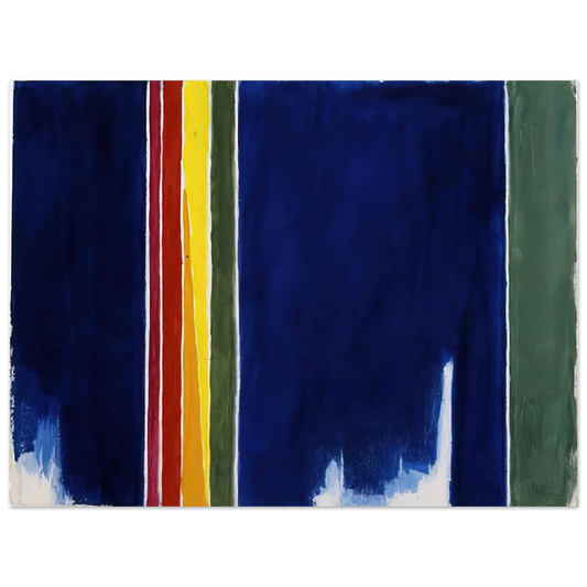 Alma Woodsey Thomas - ATMOSPHERIC EFFECTS I 1970  75x100 cm / 30x40inches Fine Art Poster