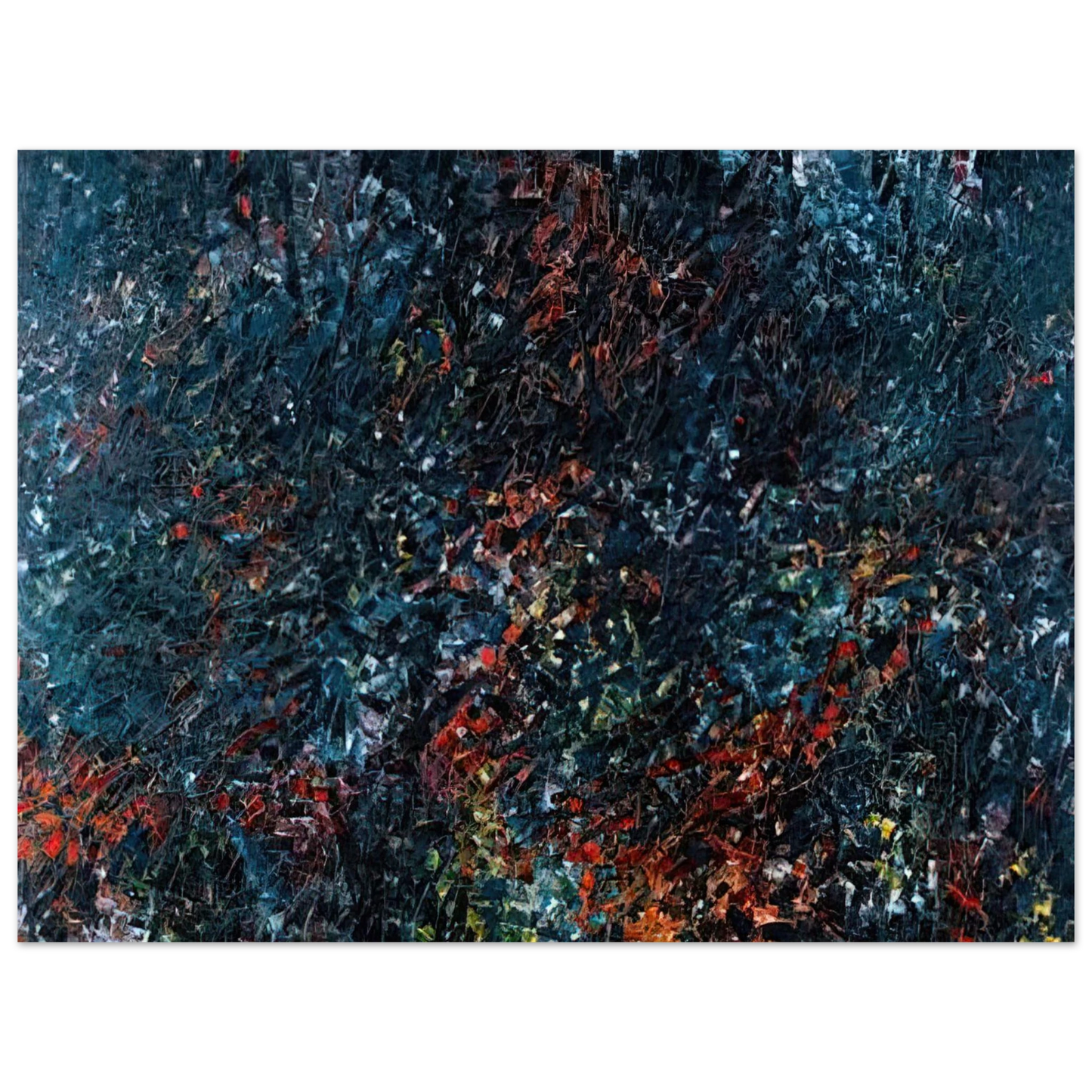Jean-Paul Riopelle - Forestine  75x100 cm / 30x40inches Fine Art Poster