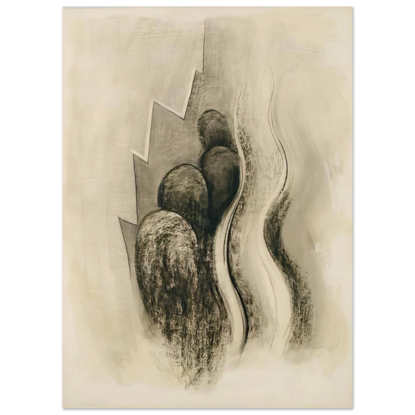 Georgia O'Keeffe - Drawing XIII Fine Art Poster
