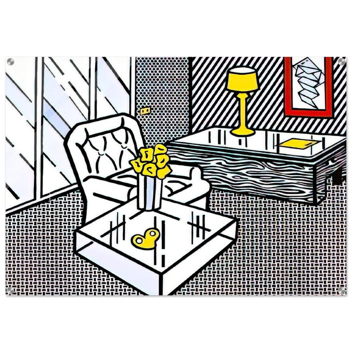 THE DEN 1990 - Roy Lichtenstein Acrylic Print - 70x100 cm / 28x40″ inches