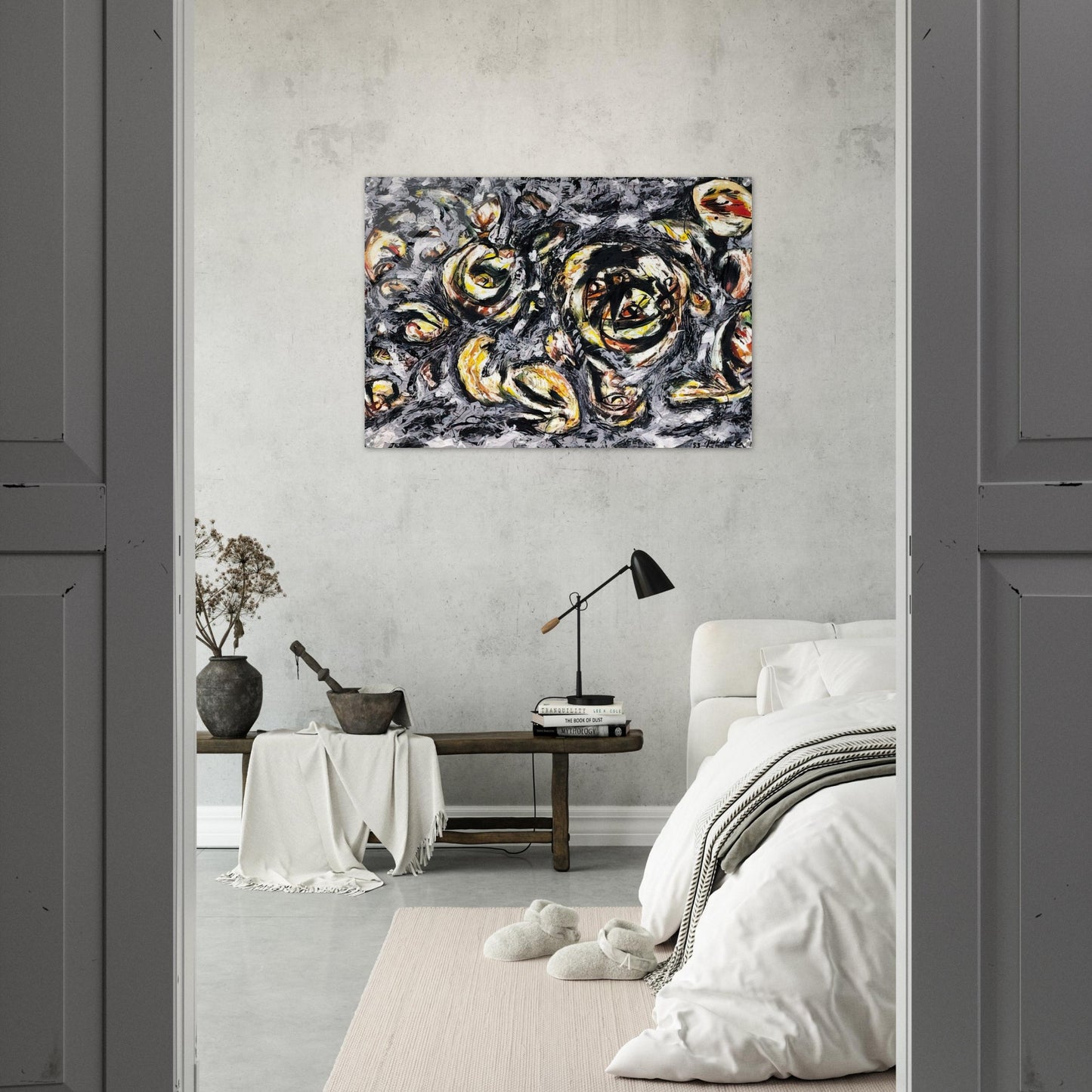 OCEAN GREYNESS 1953 - Jackson Pollock Acrylic Print - 70x100 cm / 28x40″ inches