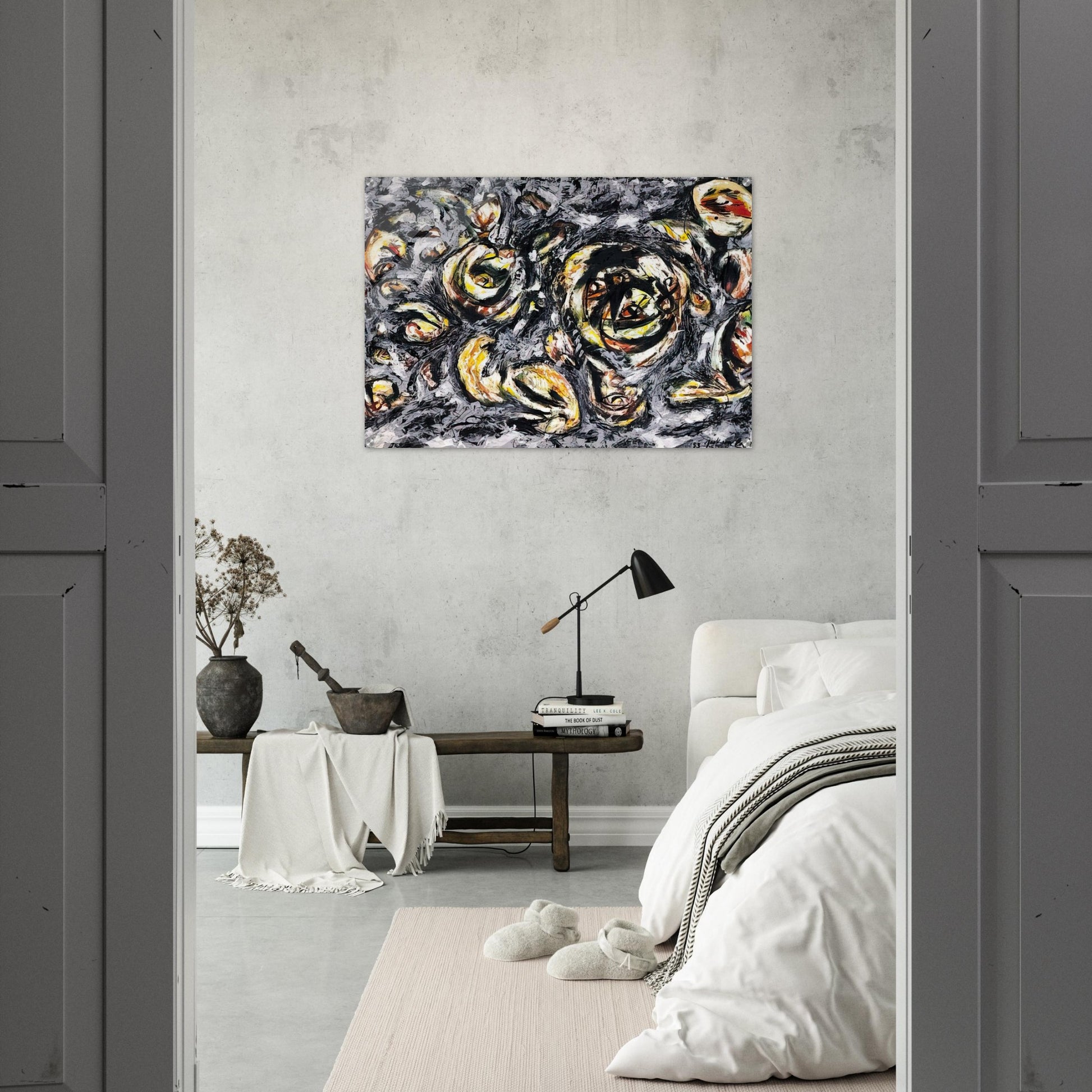 OCEAN GREYNESS 1953 - Jackson Pollock Acrylic Print - 70x100 cm / 28x40″ inches