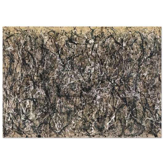 ONE NUMBER 31 1950 - Jackson Pollock Brushed Aluminum Print - 70x100 cm / 28x40 inches | Jackson Pollock Aluminum Print | Jackson Pollock Prints