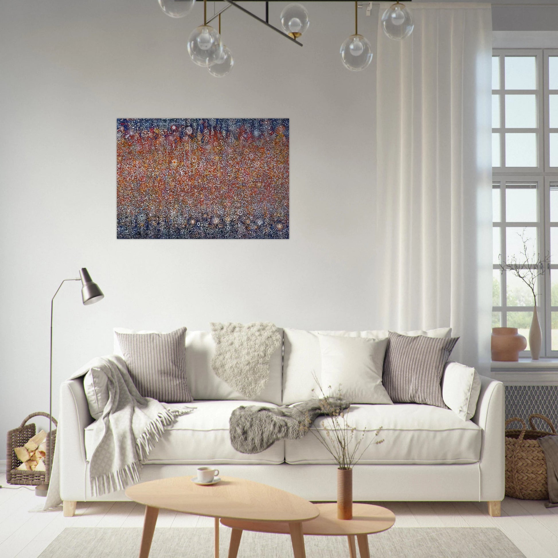 Celebration, Birth - Richard Pousette-Dart Brushed Aluminum Print - 70x100 cm / 28x40 inches | Richard Pousette-Dart Aluminum Print | Richard Pousette-Dart Prints