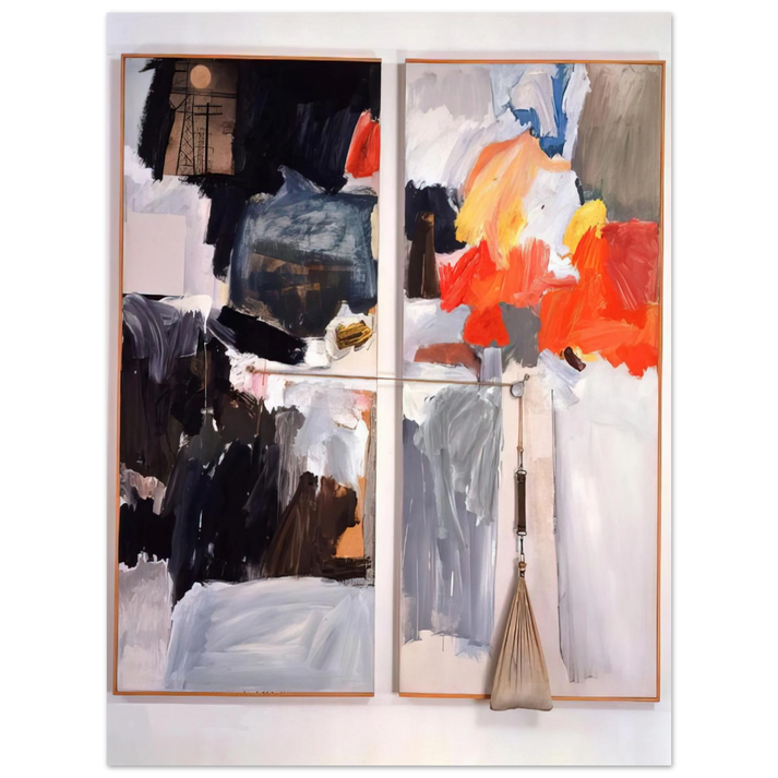 Robert Rauschenberg - STUDIO PAINTING 1961  75x100 cm / 30x40inches Fine Art Poster