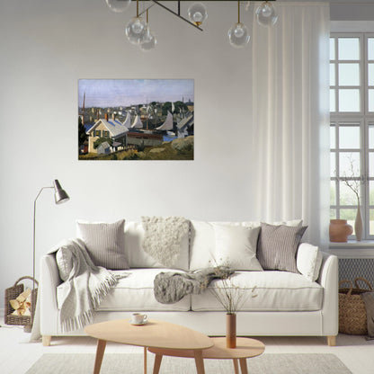 Gloucester Harbor - Edward Hopper Brushed Aluminum Print - 70x100 cm / 28x40 inches | Edward Hopper Aluminum Print | Edward Hopper Prints