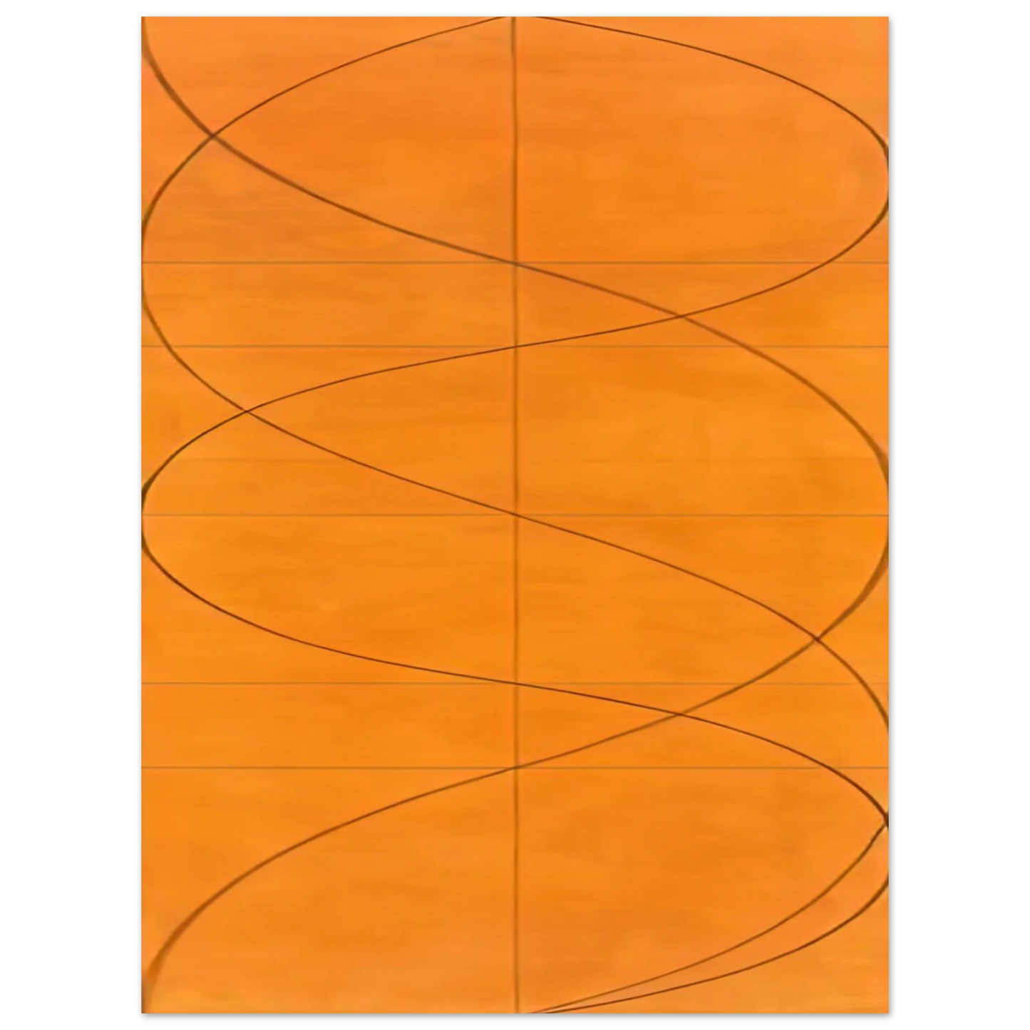 Robert Mangold - COLUMN PAINTING 16 2004  75x100 cm / 30x40inches Fine Art Poster