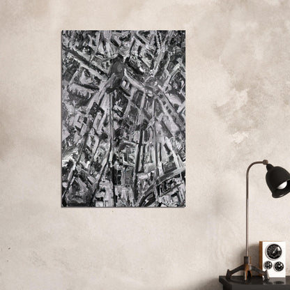 TOWNSCAPE PL 1970 - Gerhard Richter Brushed Aluminum Print - 70x100 cm / 28x40 inches | Gerhard Richter Aluminum Print | Gerhard Richter Prints