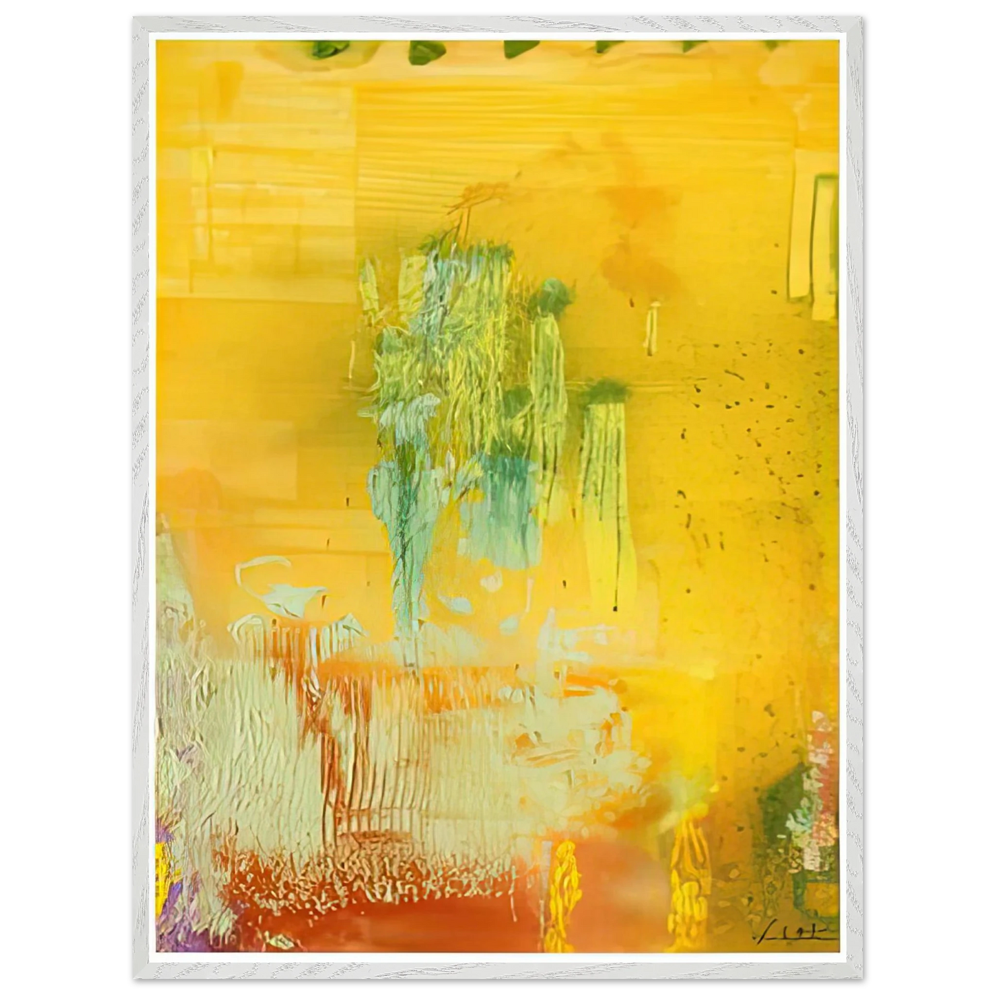 Helen Frankenthaler - Aspens, 1991- Wall Art - 30x40 cm / 12x16 inches - Fine Art Poster-canvas - -