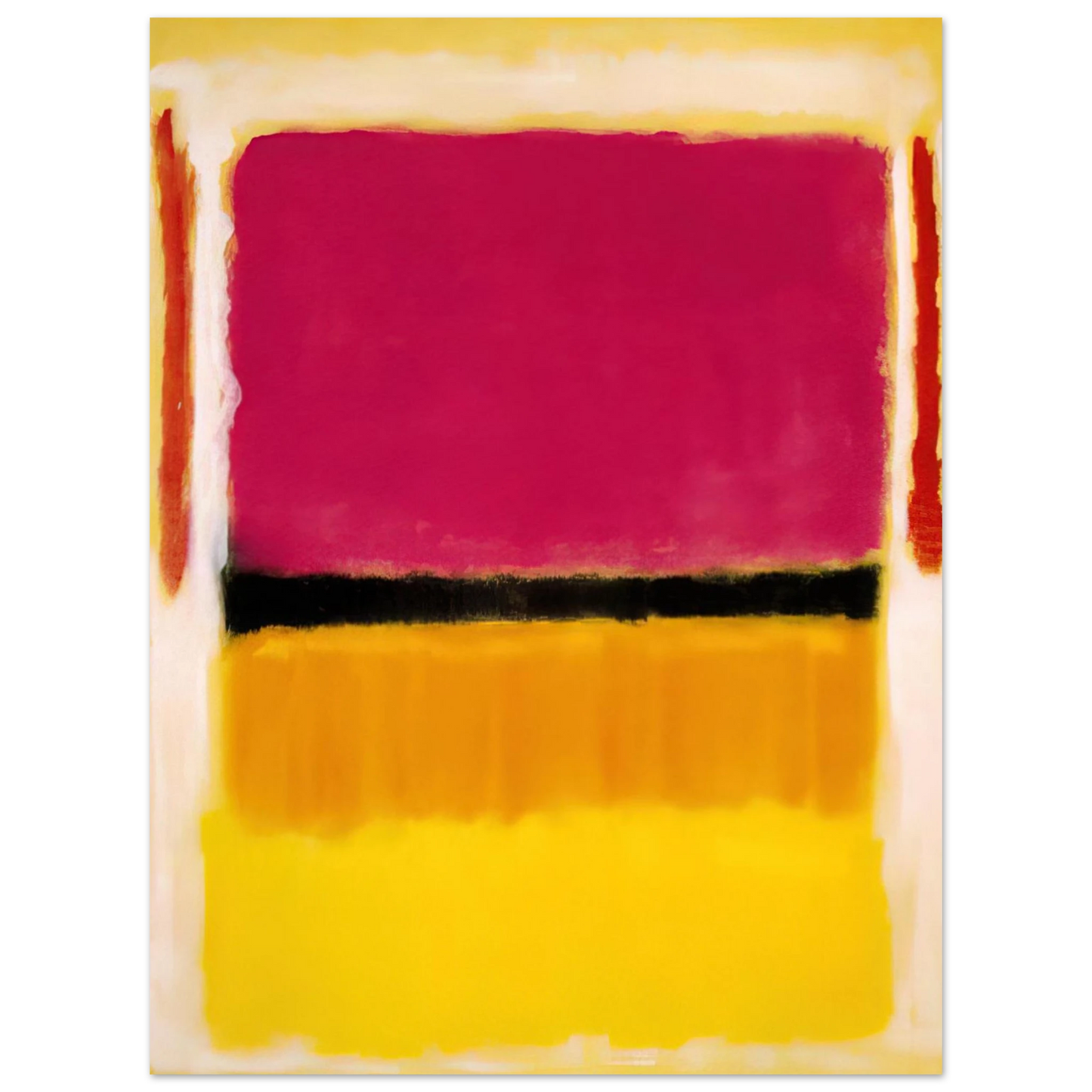 Mark Rothko - Violet, Black, Orange, Yellow on White and Red - 1949 Wall Art - 21x29.7 cm / 8x12" - Fine Art Poster - -