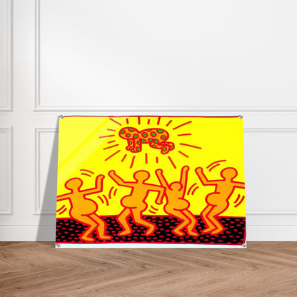 UNTITLED 1983 1 - Keith Haring Acrylic Print - 70x100 cm / 28x40″ inches | Keith Haring Wall Art | Keith Haring Prints