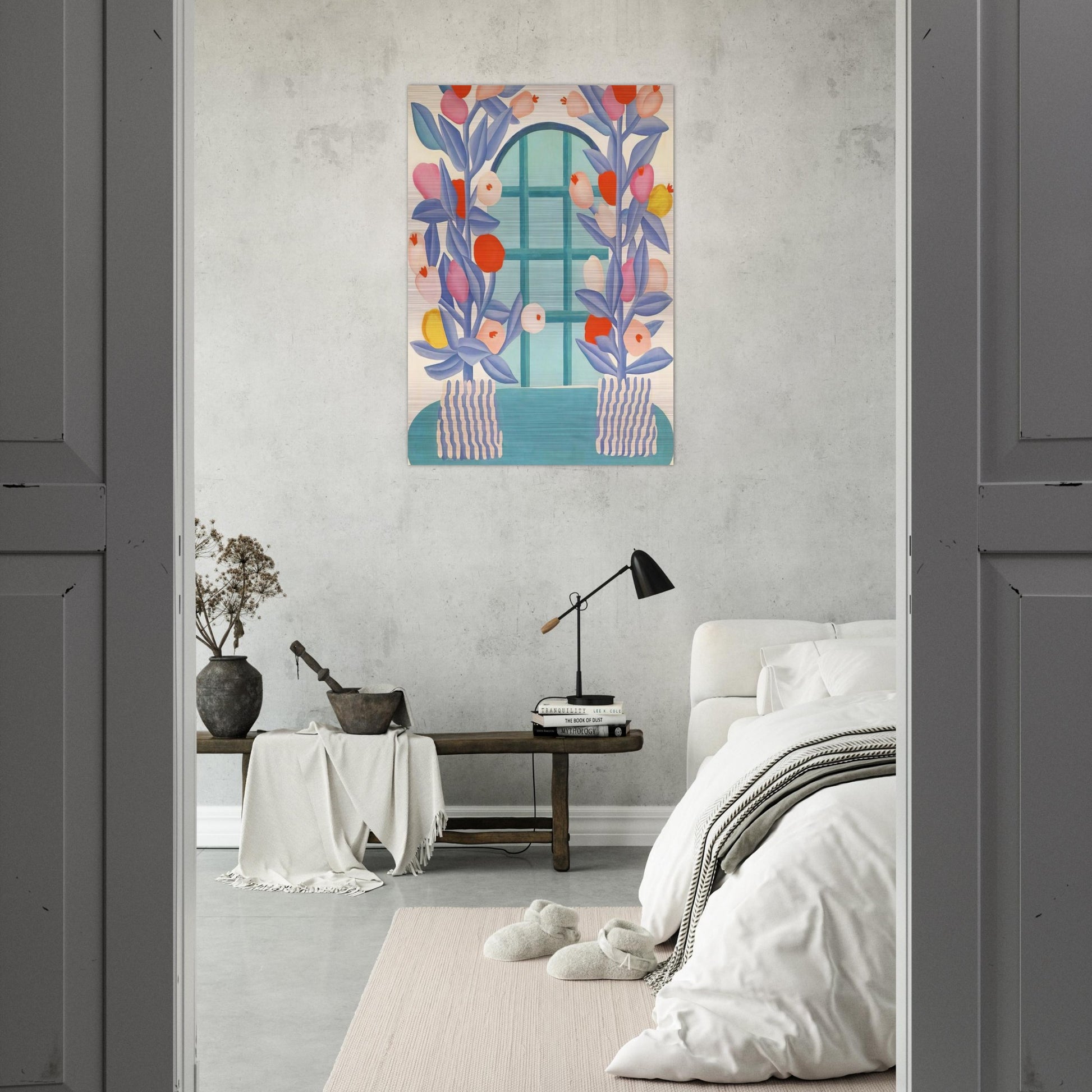 Romance - Tarsila do Amaral Brushed Aluminum Print - 70x100 cm / 28x40 inches | Tarsila do Amaral Aluminum Print | Tarsila do Amaral Prints