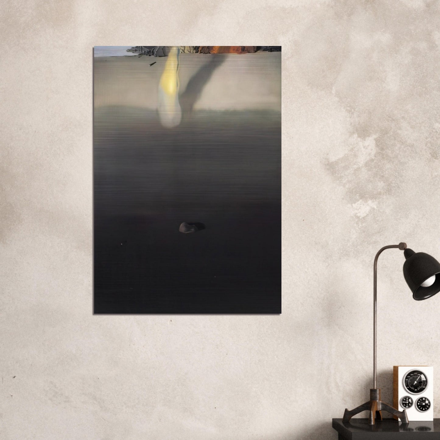 ON THE SEASHORE - Salvador Dali Brushed Aluminum Print - 70x100 cm / 28x40 inches | Salvador Dali Aluminum Print | Salvador Dali Prints