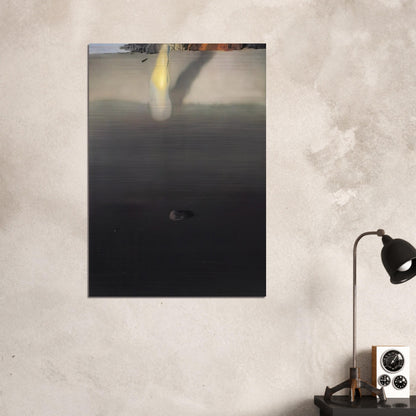 ON THE SEASHORE - Salvador Dali Brushed Aluminum Print - 70x100 cm / 28x40 inches | Salvador Dali Aluminum Print | Salvador Dali Prints