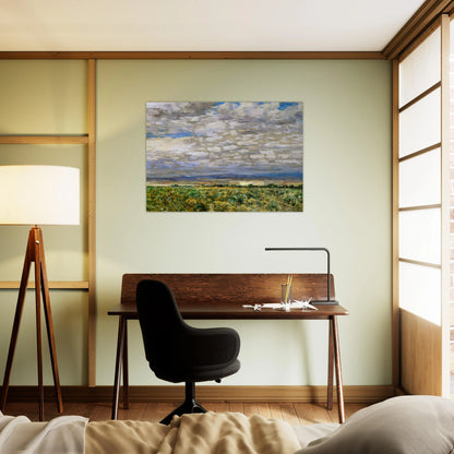 On the Snake River, Oregon - Childe Hassam Brushed Aluminum Print - 70x100 cm / 28x40 inches | Childe Hassam Aluminum Print | Childe Hassam Prints