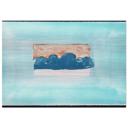 Untitled - 1976 - Howard Hodgkin Brushed Aluminum Print - 70x100 cm / 28x40 inches | Howard Hodgkin Aluminum Print | Howard Hodgkin Prints