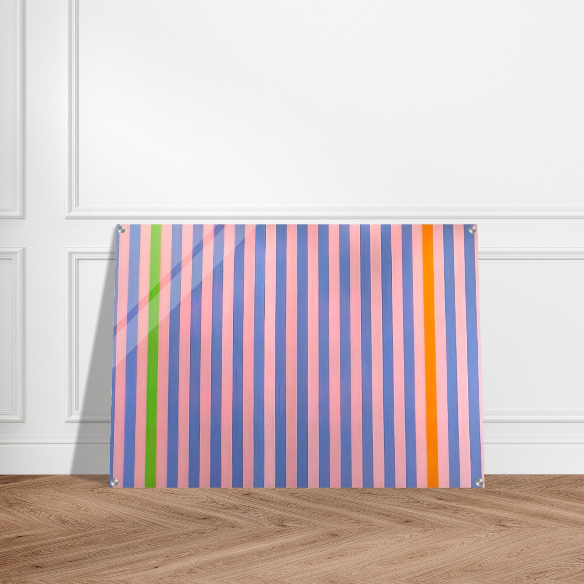 Sweet Score-Skylark - 1960 - Gene Davis Acrylic Print - 70x100 cm / 28x40″ inches