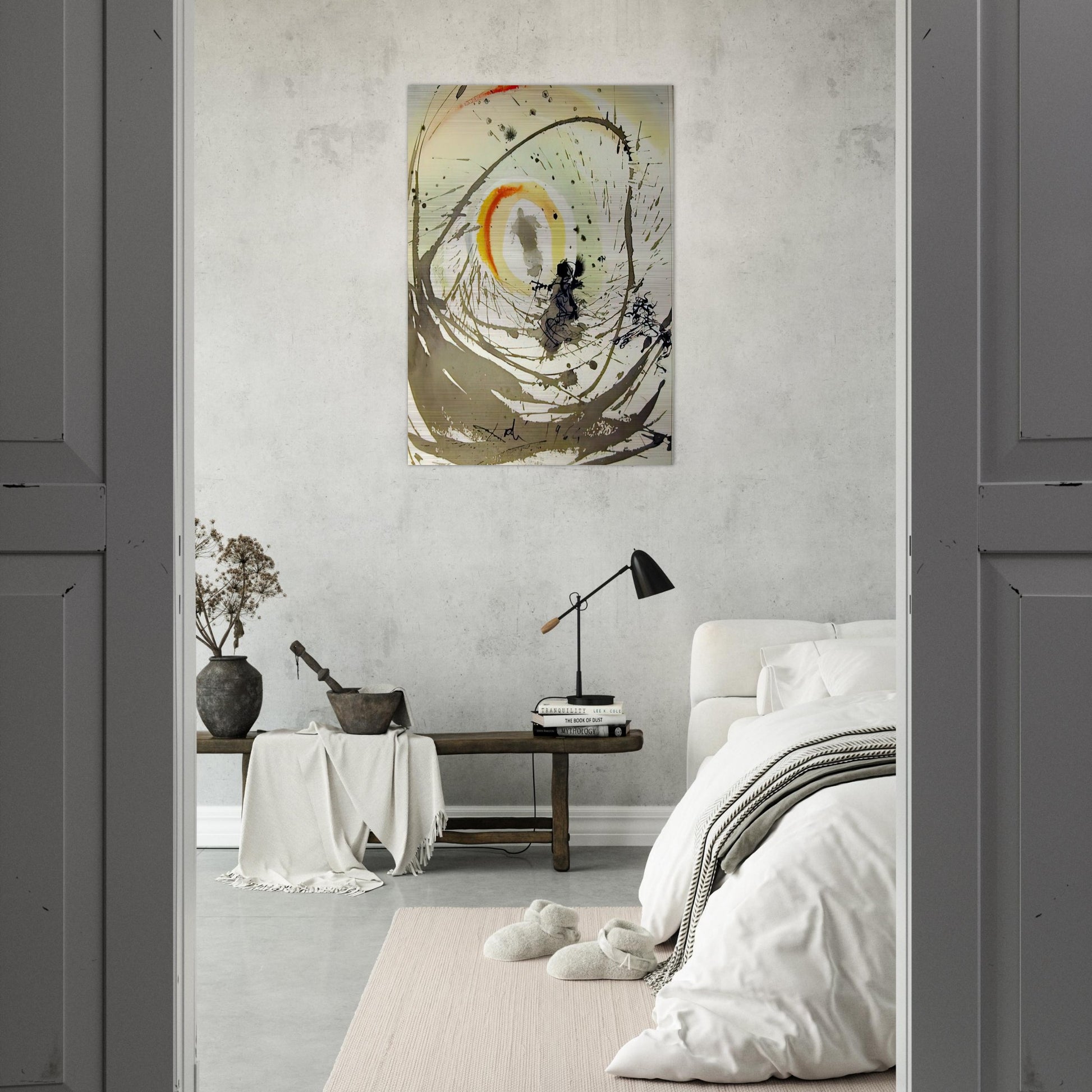 MULIER AMICTA SOLE 1967 - Salvador Dali Brushed Aluminum Print - 70x100 cm / 28x40 inches | Salvador Dali Aluminum Print | Salvador Dali Prints