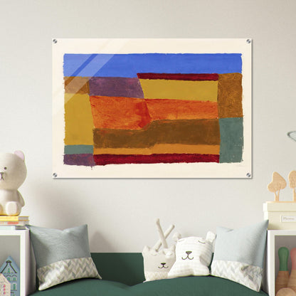 STUDY FOR LAYERED 1940 - Josef Albers Acrylic Print - 70x100 cm / 28x40″ inches