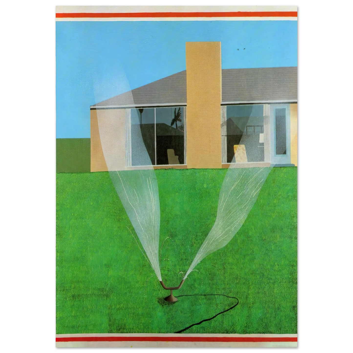 David Hockney - David Hockney Wall art - 13x18 cm / 5x7 inches - Fine Art Poster-canvas - -