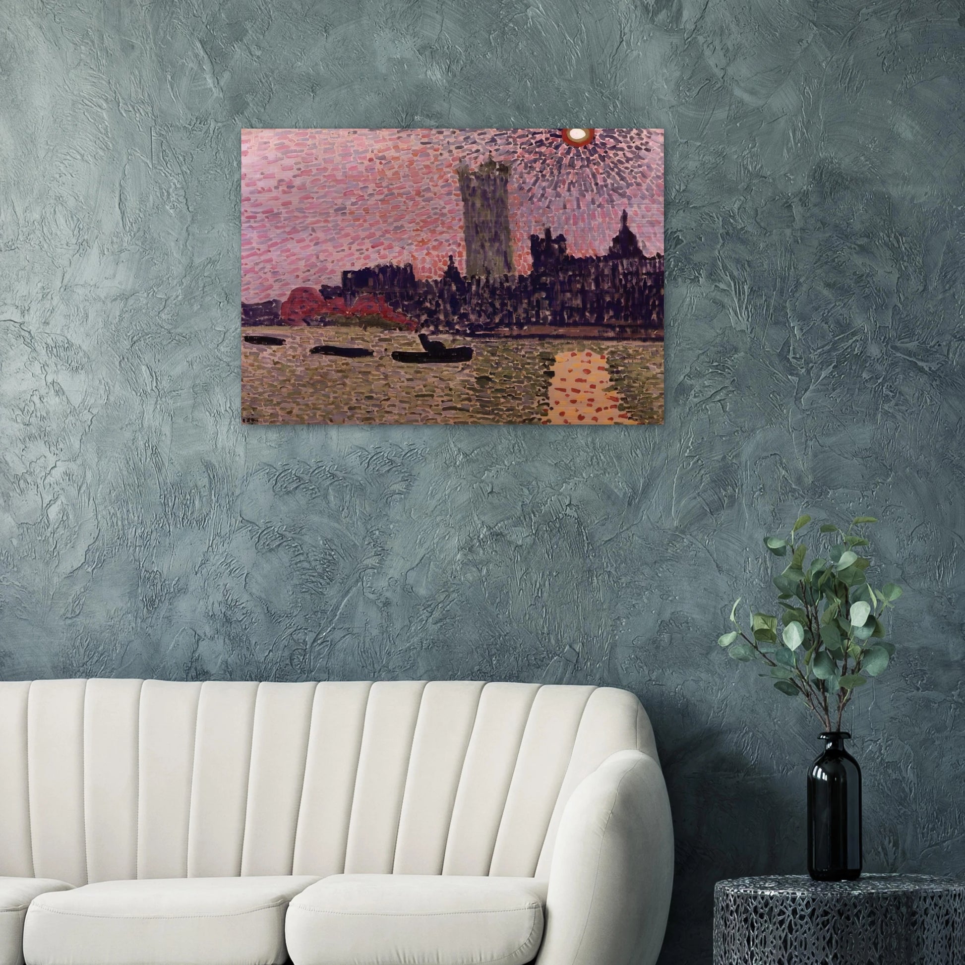 WESTMINSTER 1905 - Andre Derain Brushed Aluminum Print - 70x100 cm / 28x40 inches | Andre Derain Aluminum Print | Andre Derain Prints