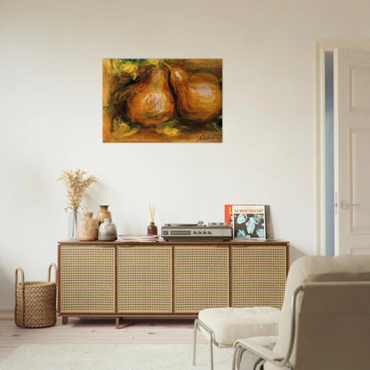 Pears - Pierre-Auguste Renoir Brushed Aluminum Print - 70x100 cm / 28x40 inches | Pierre-Auguste Renoir Aluminum Print | Pierre-Auguste Renoir Prints