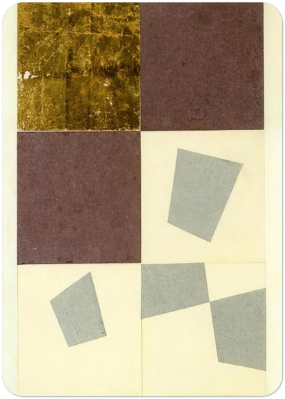Geometric Collage By Jean Arp Pack of 10 Post Cards | Jean Arp Post Cards | A6 (10.5 x 14.8 cm) - 4.1 x 5.8 inches